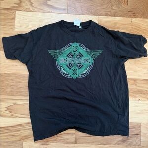 St. Patrick’s 🍀 Vintage Ireland Size XL T Shirt Relaxed Fit Black Celtic Cross
